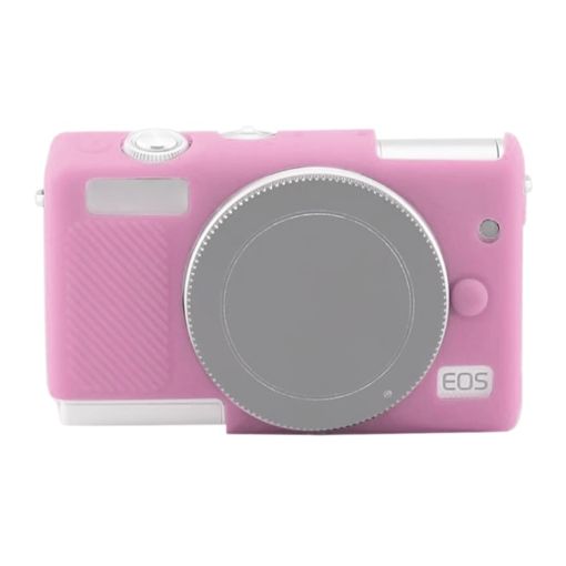 Canon EOS M200 Soft Silicone Protective Case - Pink - 1