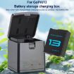 GoPro HERO13 Black 3-Battery Charging Box Storage Case - Black - 2