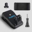 RUIGPRO 360 Rotation Backpack Mount + Phone Clamp for GoPro & More (Black) - 3