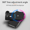 RUIGPRO 360 Rotation Backpack Mount + Phone Clamp for GoPro & More (Black) - 4