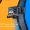 RUIGPRO 360 Rotation Backpack Mount + Phone Clamp for GoPro & More (Black) - 8