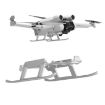 STARTRC Grey Folding Landing Gear Rack for DJI Mini 3 Pro - Anti-fall, Anti-dirt - 1