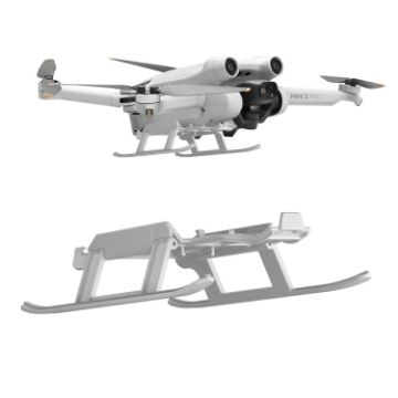 STARTRC Grey Folding Landing Gear Rack for DJI Mini 3 Pro - Anti-fall, Anti-dirt - 1