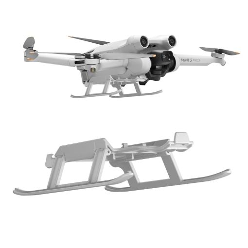 STARTRC Grey Folding Landing Gear Rack for DJI Mini 3 Pro - Anti-fall, Anti-dirt - 1