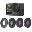 JSR 4 in 1 UV CPL ND16 ND32 Lens Filter for DJI Osmo Action 3 Camera - 1