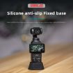 DJI Osmo Pocket 3 STARTRC Silicone Desktop Base Bracket - Black - 3
