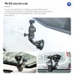 DJI OSMO Pocket 3 STARTRC Suction Cup Holder Adapter Bracket Black - 6