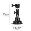 DJI OSMO Pocket 3 STARTRC Suction Cup Holder Adapter Bracket Black - 8