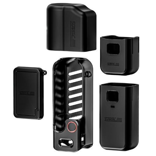 DJI OSMO Pocket 3 STARTRC 5 in 1 Silicone TPU Case (Black) - 1