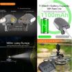 DJI Avata 2 Sunnylife Camera Holder & Light Bracket Mount (Black) - 5