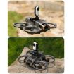 DJI Avata 2 Sunnylife Camera Holder & Light Bracket Mount (Black) - 7