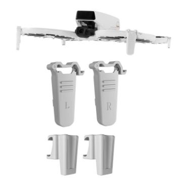 DJI Flip STARTRC Drone Landing Gear Height Extensions Rack Grey - 1