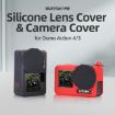 Sunnylife 2pcs Silicone Lens Cap for DJI Osmo Action 5 Pro/4/3 (Black) - 3