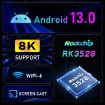 H96 Max 8K Ultra HD TV Box Android 13.0, RK3528, 4GB+32GB, AU Plug - 3