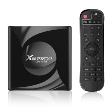 X88 Pro 13 Android 13.0 TV Box, RK3528 Quad-Core, 4G+64GB, AU Plug - 1