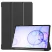 Galaxy Tab S6 T860/T865 Black Leather Case with Holder & Sleep/Wake Function - 1