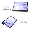 Galaxy Tab S6 T860/T865 Dark Blue Leather Case with Holder & Sleep Function - 6