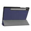 Galaxy Tab S6 T860/T865 Dark Blue Leather Case with Holder & Sleep Function - 8