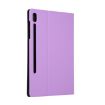 Purple Leather Case for Galaxy Tab S6 T860 with Holder & Elastic Texture - 3