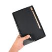 Galaxy Tab S6 T860 Leather Case, Black - Elastic Texture, Holder, Flip - 7
