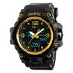 SKMEI 1155B Men's Gold Waterproof Sports Watch with Large Dial - 1