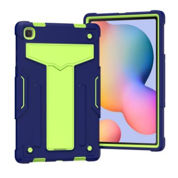 Samsung Galaxy Tab A7 10.4 (2020) Shockproof Case Navy+Green - 1