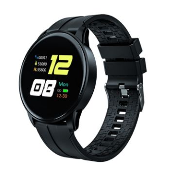 B7 0.96" Smart Watch - Sleep, Heart Rate & Blood Pressure Monitor (Black) - 1