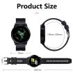 B7 0.96" Smart Watch - Sleep, Heart Rate & Blood Pressure Monitor (Black) - 3