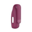 Fitbit Inspire 2 Wine Red Silicone Clip Case Cover Steel Sheet - 3