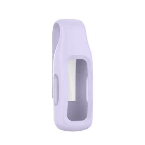 Fitbit Inspire 2 Light Purple Silicone Clip Case Cover Steel Sheet - 1
