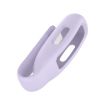 Fitbit Inspire 2 Light Purple Silicone Clip Case Cover Steel Sheet - 4