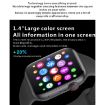 H55Pro Smart Bluetooth Watch, 1.4" TFT, Sleep/Heart Rate/BP Monitor, Steel Strap - 2