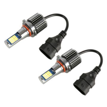 9006 Car Fog Lights 24LEDs SMD-3030 Dual Color White/Gold 12-24V 10.5W - 1
