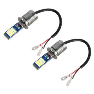H3 2PCS DC12-24V Fog Lights 24LEDs SMD-3030 White & Ice Blue - 1