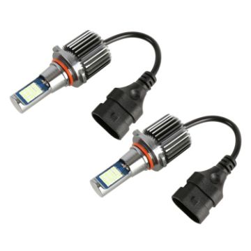 9006 Car Fog Lights 24LEDs SMD-3030 DC12-24V 10.5W Ice Blue 2PCS - 1