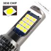 9006 Car Fog Lights 24LEDs SMD-3030 White & Lime, DC12-24V 8.6W, 2PCS - 5
