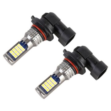 9006 Car Fog Lights 24LEDs SMD-3030 DC12-24V 8.6W White Light 2PCS - 1
