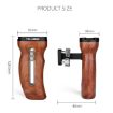 YELANGU A72 Universal Camera Wooden Handle - Durable & Ergonomic Grip - 4