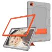 Samsung Galaxy Tab A7 10.4 2020 Shockproof Case with Holder Grey Orange - 2