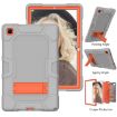 Samsung Galaxy Tab A7 10.4 2020 Shockproof Case with Holder Grey Orange - 4