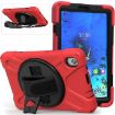 Lenovo Tab M8 (2020) 8" Shockproof Case with Holder & Straps - Red - 8