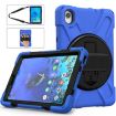 Lenovo Tab M8 (2020) 8" Shockproof Silicone+PC Case w/ Holder & Straps - 4
