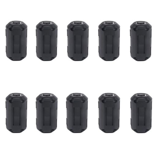 5mm Ferrite Ring Cable Clip Core Noise Suppressor Filter - 10 Pack - 1