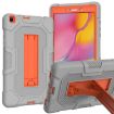 Samsung Galaxy Tab A 8.0 (2019) Shockproof Case with Holder - Grey Orange - 1