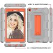 Samsung Galaxy Tab A 8.0 (2019) Shockproof Case with Holder - Grey Orange - 3