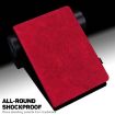Red Peacock Embossed Flip Leather Case for Samsung Galaxy Tab A7 T500 - 5
