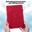 Samsung Galaxy Tab A 8.0 (2019) Red Peacock Flip Leather Case with Wallet - 4