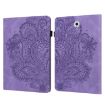 Samsung Galaxy Tab S2 9.7 T815 Peacock Pattern Flip Leather Case Purple - 1
