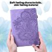 Samsung Galaxy Tab S2 9.7 T815 Peacock Pattern Flip Leather Case Purple - 4