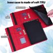 Samsung Galaxy Tab S2 9.7 T815 Red Peacock Flip Leather Case with Wallet - 9